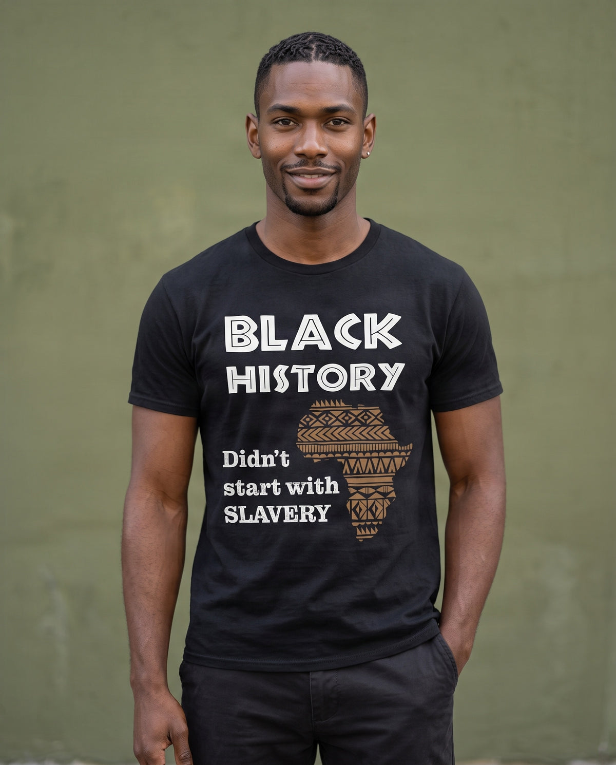 Black History Didn’t Start With Slavery Tee - Small