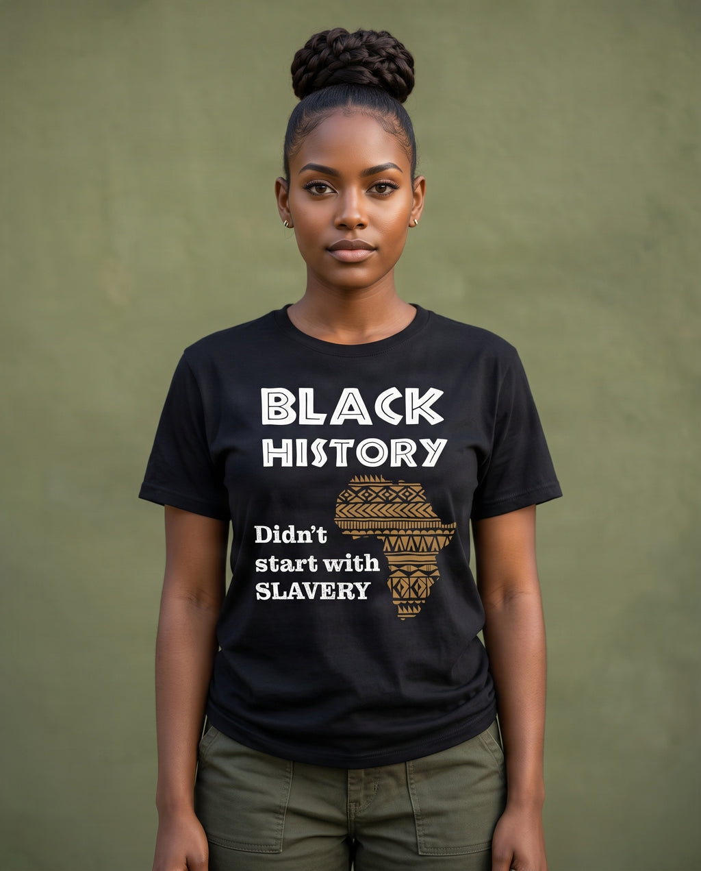 Black History Didn’t Start With Slavery Tee - Small