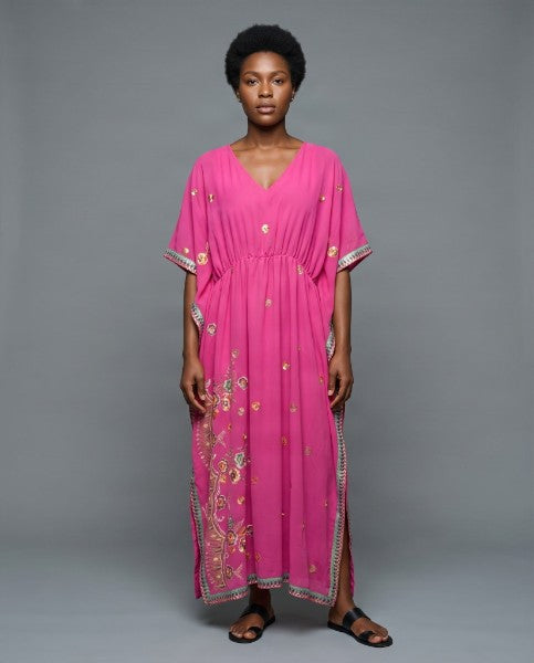 Assorted Sheer Embroidered Kaftans