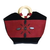 Beaded Handbag - Red