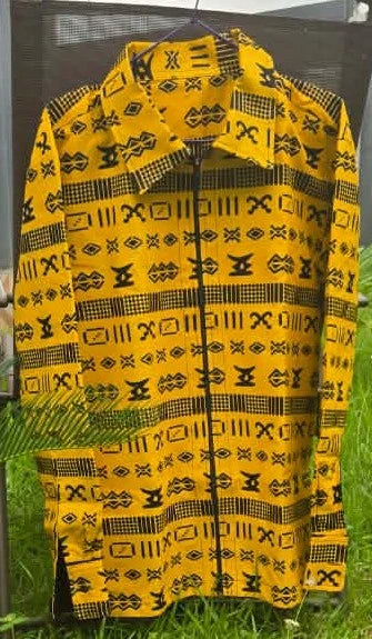 African Print Jackets with Collar
