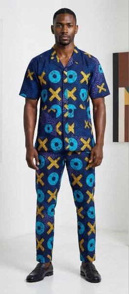Two Piece Print Pants Set