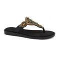 Footbed Flip Flop Beaded Sandals