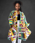 Cotton Short Dress/Blouse with Scarf