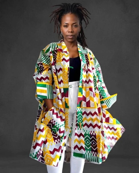 Cotton Short Dress/Blouse with Scarf