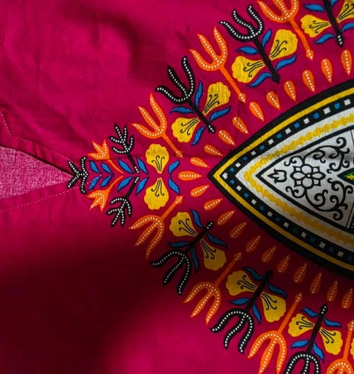 Mama and Papa 100 Percent Cotton Dashiki Dress
