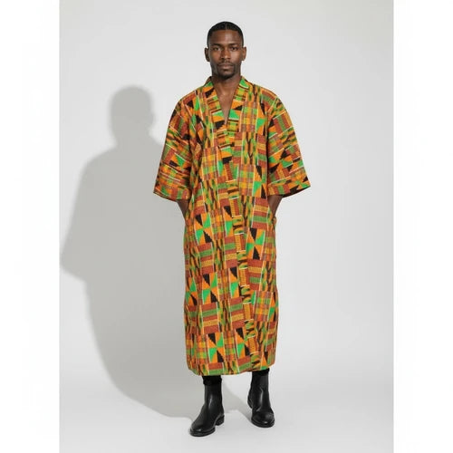 Ankara Kimono Robe (Duster)