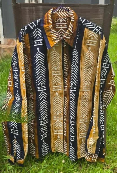 African Print Jackets with Collar