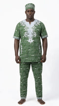 Men's African 3-Piece Set