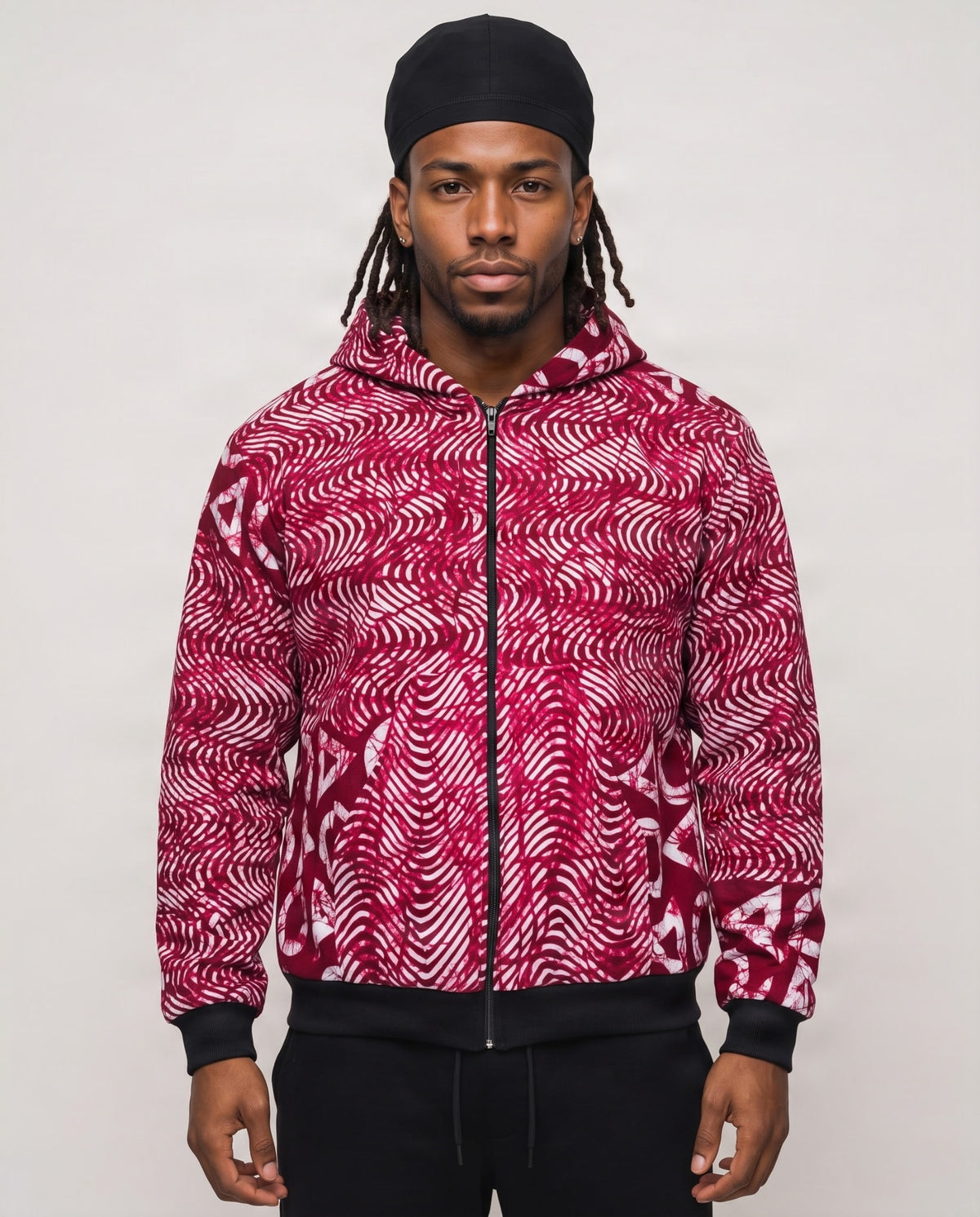 African Print Hooded Jackets