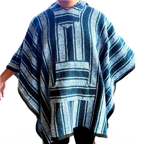 Baja Hooded Poncho