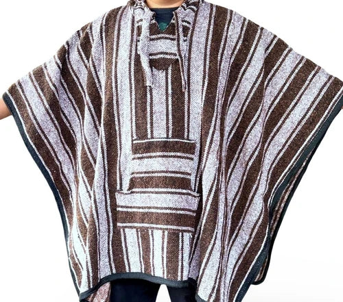 Baja Hooded Poncho