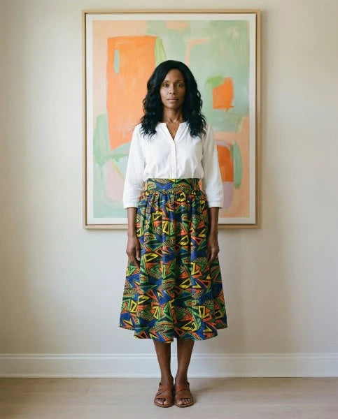 Tribal Print Skirt