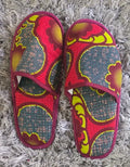 Assorted Ankara Cloth House Slippers