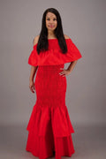 Red Mermaid Dress