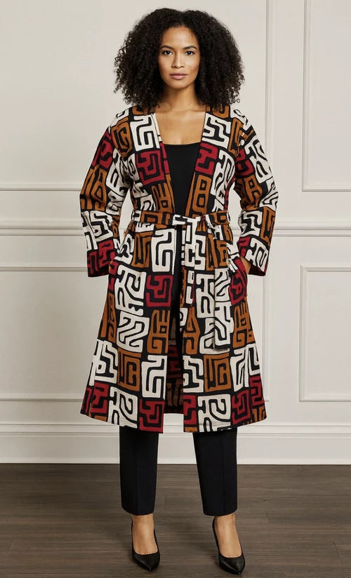 Kimono Mid-Length Dress