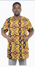 Traditional Short Sleeve Dashiki Shirt