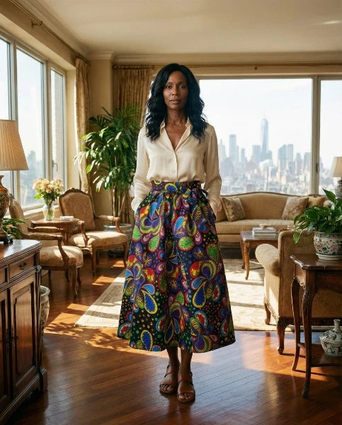 Tribal Print Skirt