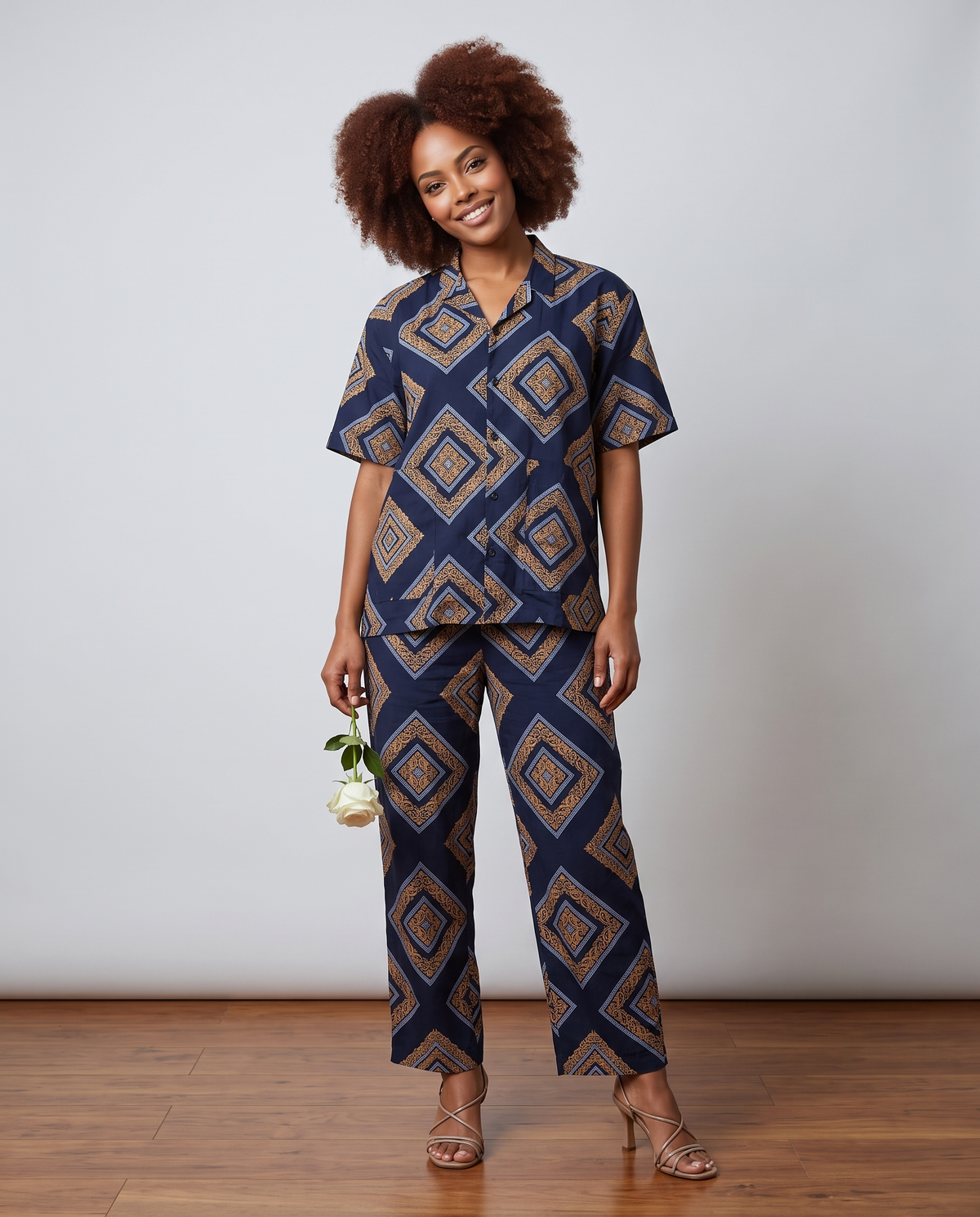 The Heritage Coordinated Set – Premium West African Wax Print