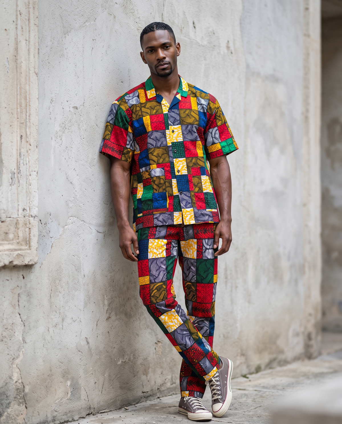The Heritage Coordinated Set – Premium West African Wax Print