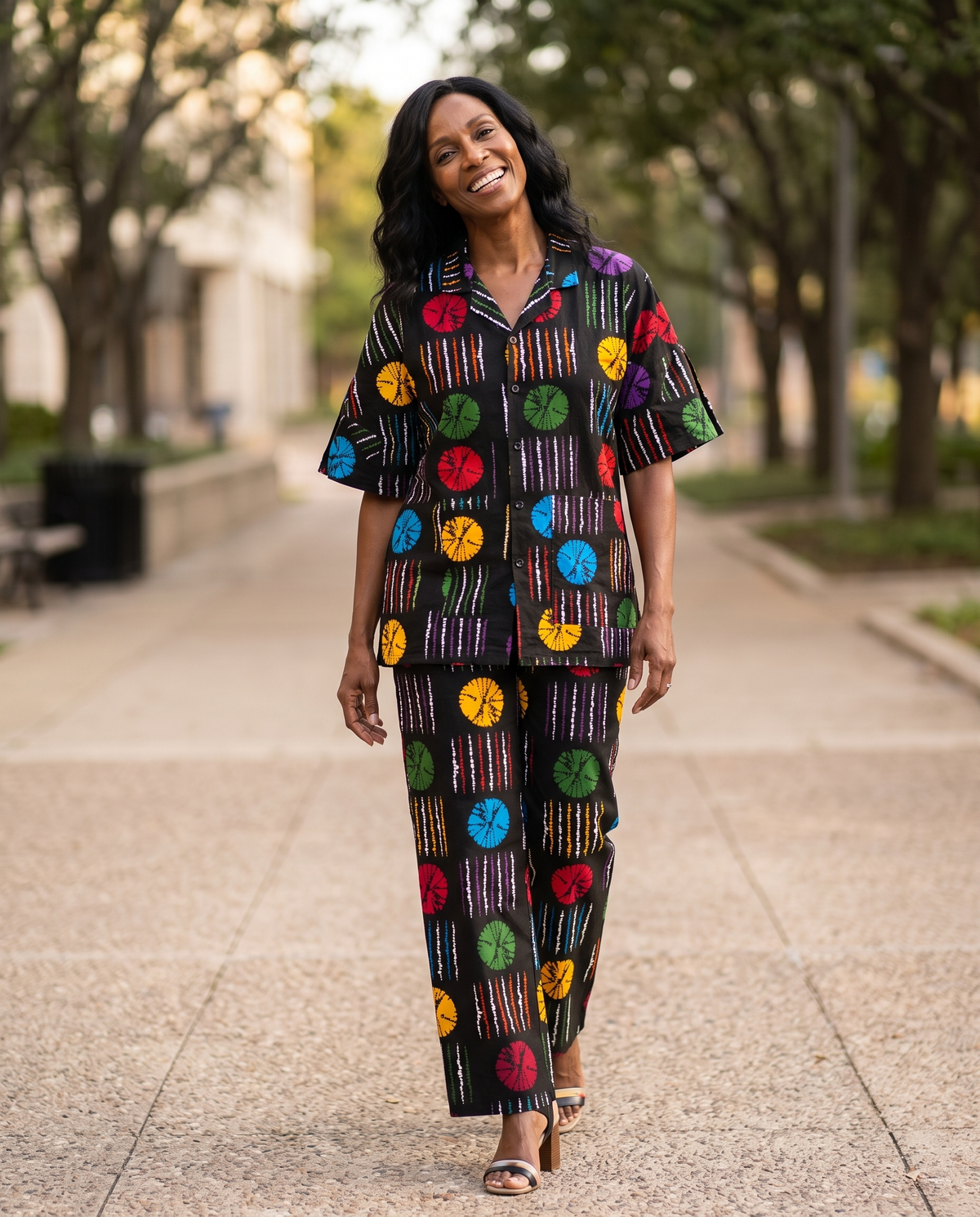 The Heritage Coordinated Set – Premium West African Wax Print