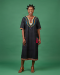 Mid-length Dashiki Dress