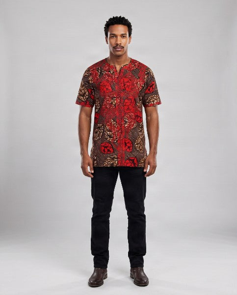 African Embroidered Shirt - Large