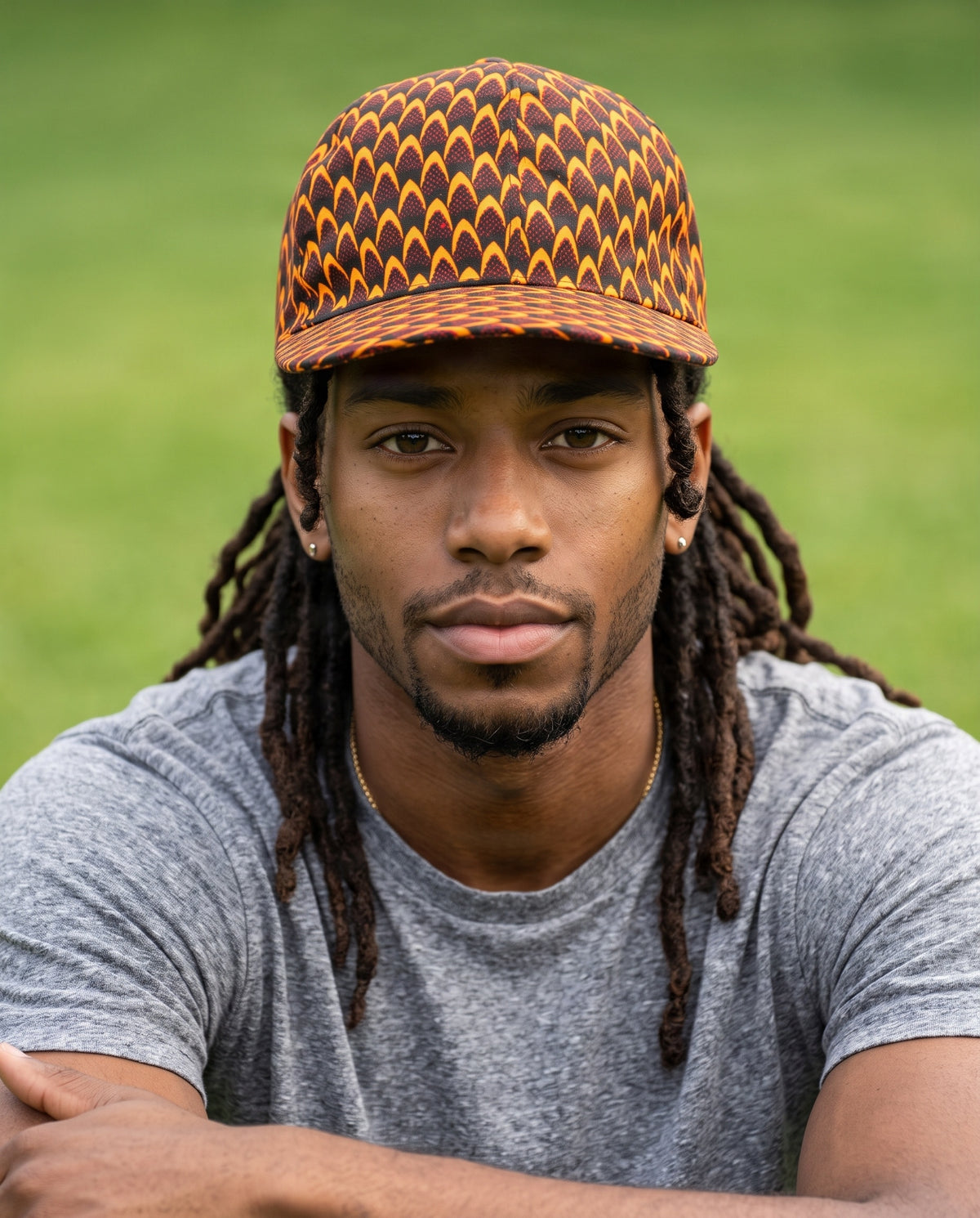 African Print Baseball Cap