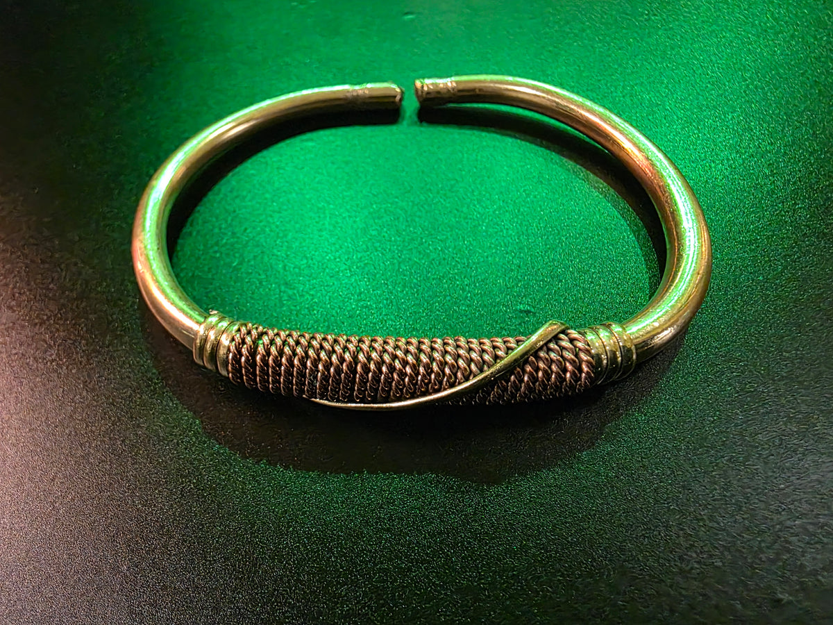Copper & Brass Twist Wire Cuff Bracelet