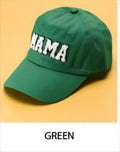 "MAMA" Chenille Patch Baseball Cap