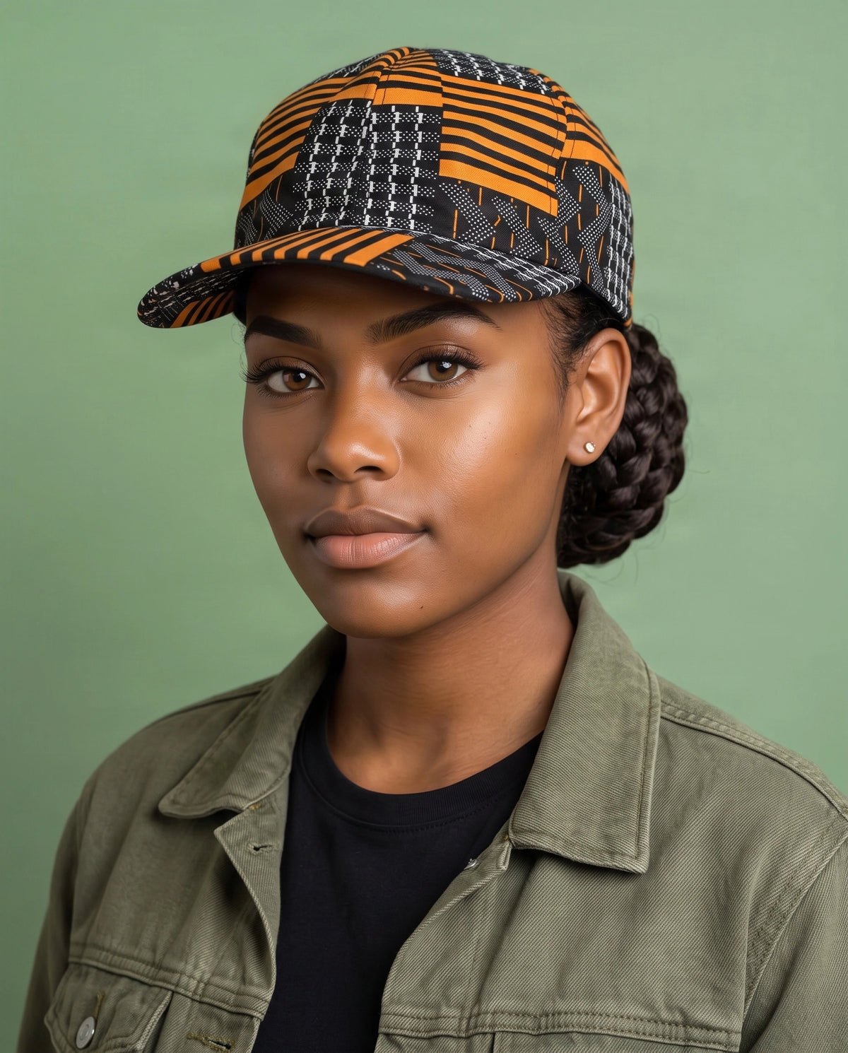 African Print Baseball Cap