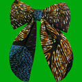 Vibrant Ankara Print Statement Hair Bow with Long Tails